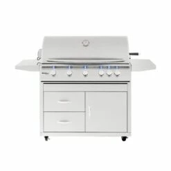 Summerset Sizzler Professional Series 40-Inch 5-Burner Freestanding Gas Grill - SIZPRO40-NG / SIZPRO40-LP / CART-SIZ40-DC