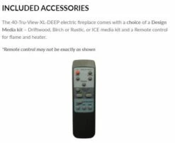 Amantii - TRU-VIEW-XL DEEP Electric Fireplace - 40-TRU-VIEW-XL 26 Amantii - TRU-VIEW-XL DEEP Electric Fireplace - 40-TRU-VIEW-XL -BBQDIRECT Sales 10 1 1
