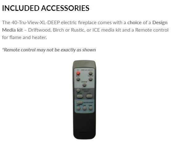 Amantii - TRU-VIEW-XL DEEP Electric Fireplace - 40-TRU-VIEW-XL 7 Amantii - TRU-VIEW-XL DEEP Electric Fireplace - 40-TRU-VIEW-XL - Image 5