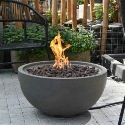 Modeno Round Nantucket Fire Bowl