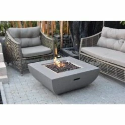 Modeno Westport Square Concrete Fire Pit Table -BBQDIRECT Sales 11 9