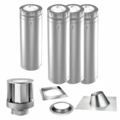 Majestic 5" X 8" Direct Vent 15ft Vertical Vent Kit