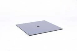 The Outdoor GreatRoom Company Square Tempered Grey Glass Burner Cover For 24" Crystal Fire Burners