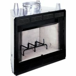 Superior 36" Wood-Burning Louvered Fireplace - White Stacked Refractory Panels - WCT2036WSI -BBQDIRECT Sales 1 59