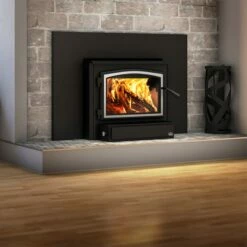 Osburn 2000 Wood Burning Fireplace Insert- OB02016 - Up To 2100 Square Feet 21 Osburn 2000 Wood Burning Fireplace Insert- OB02016 - Up To 2100 Square Feet -BBQDIRECT Sales 2000 nickel door black trim 1