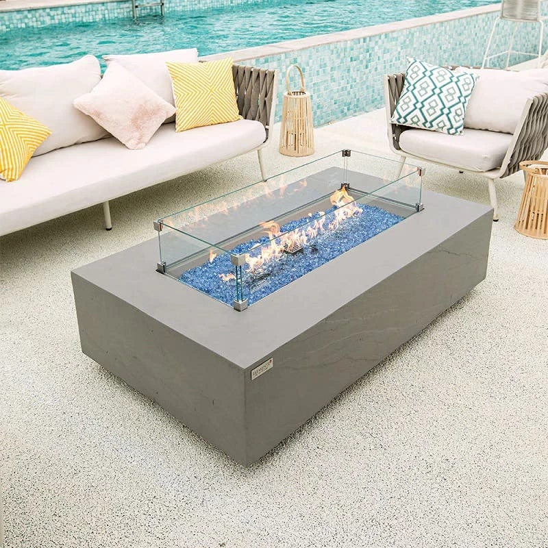 Elementi Meteora Outdoor Fire Pit Table - OFG410SG 6 Elementi Meteora Outdoor Fire Pit Table - OFG410SG - Image 4