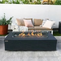 Elementi Plus Capetown Outdoor Fire Pit Table - OFG410SL