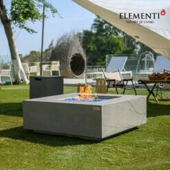 Elementi Plus Capertee Outdoor Fire Pit Table - OFG411SG -BBQDIRECT Sales 222 41