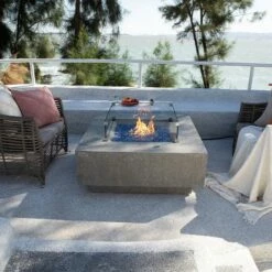 Elementi Plus Victoria Outdoor Fire Pit Table - OFG413LG -BBQDIRECT Sales 222 43
