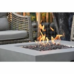 Modeno Westport Square Concrete Fire Pit Table -BBQDIRECT Sales 22 7 1