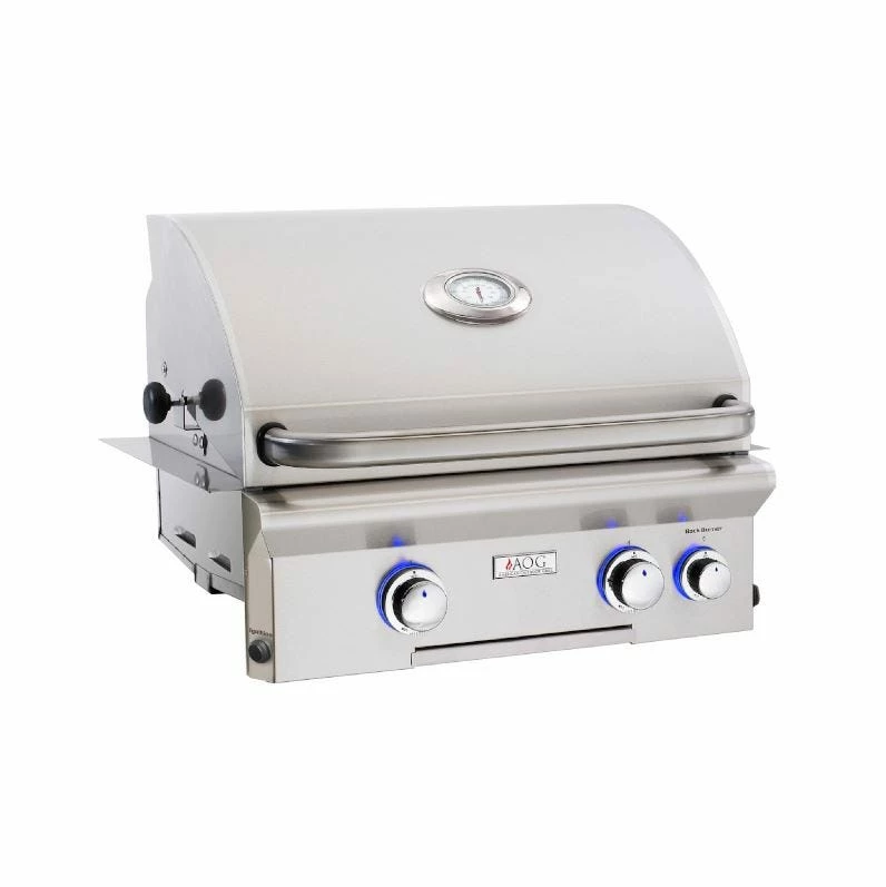 AOG L-Series 24-Inch 2-Burner Built-In Gas Grill With Rotisserie - 24NBL 3 AOG L-Series 24-Inch 2-Burner Built-In Gas Grill With Rotisserie - 24NBL