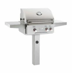 AOG T-Series 24-Inch 2-Burner Gas Grill On In-Ground Post With Rotisserie - 24NGT