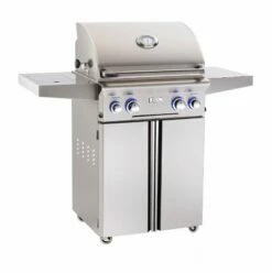 AOG L-Series 24-Inch 2-Burner Gas Grill W/ Rotisserie & Single Side Burner Option- 24PCL