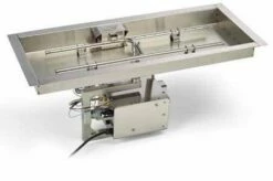 HPC 36-Inch X 14-Inch Electronic Ignition Rectangular Fire Pit Burner Kit -BBQDIRECT Sales 24x12 2