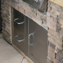 Bull 3-Piece Angus Grill Outdoor Kitchen Package W/ Optional Refrigerator -BBQDIRECT Sales 25876