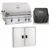 AOG L-Series 30-Inch 3-Burner Built-In Gas Grill Outdoor Kitchen Package W/ Optional Refrigerator