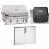AOG T-Series 30-Inch 3-Burner Built-In Gas Grill Outdoor Kitchen Package W/ Optional Refrigerator -BBQDIRECT Sales 30nbt 800x800 wo ref 800x800