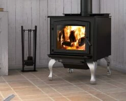 Osburn 3300 Wood Burning Stove - Up To 2300 Square Feet -BBQDIRECT Sales 3300 cast nickel black