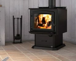 Osburn 3300 Wood Burning Stove - Up To 2300 Square Feet -BBQDIRECT Sales 3300 pedestal black