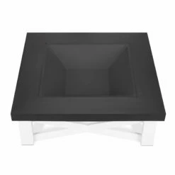 Real Flame Austin White Wood Burning Fire Pit - 350-WHT -BBQDIRECT Sales 350 wht top no lid