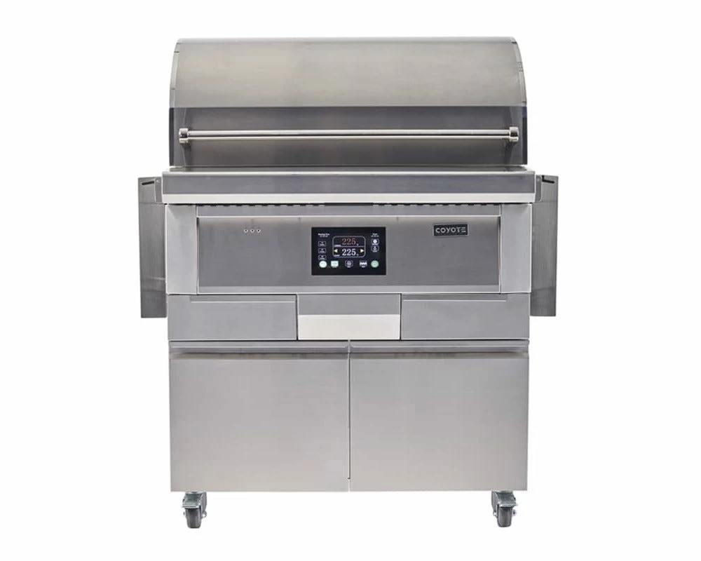 Coyote 36-Inch Freestanding Pellet Grill With Portable Cart - C1P36-FS 5 Coyote 36-Inch Freestanding Pellet Grill With Portable Cart - C1P36-FS - Image 3