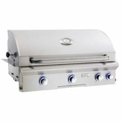 AOG L-Series 36-Inch 3-Burner Built-In Gas Grill Outdoor Kitchen Package W/ Optional Refrigerator -BBQDIRECT Sales 36nbl 3 1