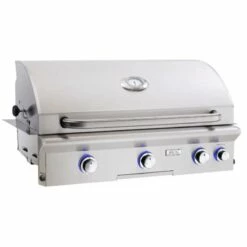 AOG L-Series 36-Inch 3-Burner Built-In Gas Grill Outdoor Kitchen Package W/ Optional Refrigerator -BBQDIRECT Sales 36nbl 3 800x800