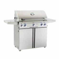AOG L-Series 36-Inch 3-Burner Gas Grill W/ Rotisserie & Single Side Burner - 36PCL