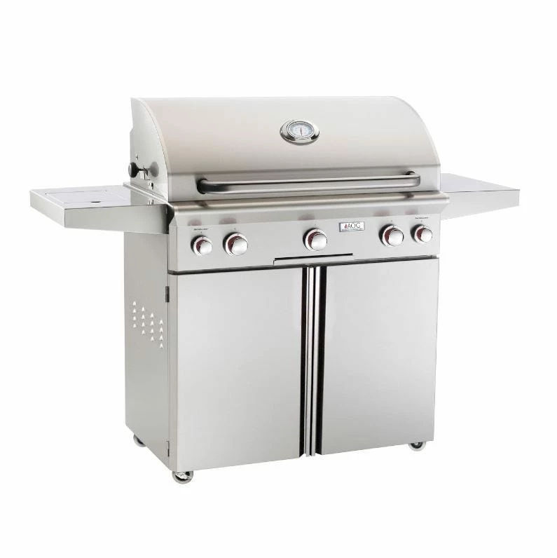 AOG T-Series 36-Inch 3-Burner Gas Grill W/ Rotisserie & Single Side Burner - 36PCT 3 AOG T-Series 36-Inch 3-Burner Gas Grill W/ Rotisserie & Single Side Burner - 36PCT