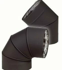 Ventis 8 - Inch Double Wall Black Stove Pipe And Components -BBQDIRECT Sales 3cdea41439d520df14c4f5b84156 1 1