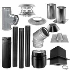 DuraVent 3-Inch Pellet Vent Pro Vertical Vent Kit - 3PVP-VK3 -BBQDIRECT Sales 3pvp vk3 bundles 3