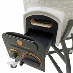 Icon XR402 Deluxe Kamado Grill In White Or Black -BBQDIRECT Sales 402 controls