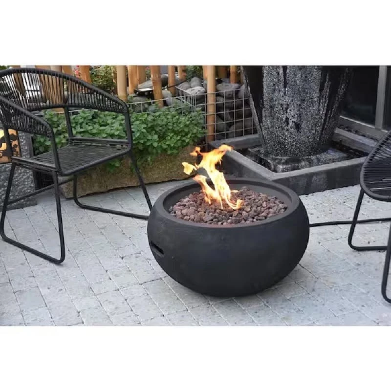 Modeno York Round Concrete Fire Bowl 3 Modeno York Round Concrete Fire Bowl