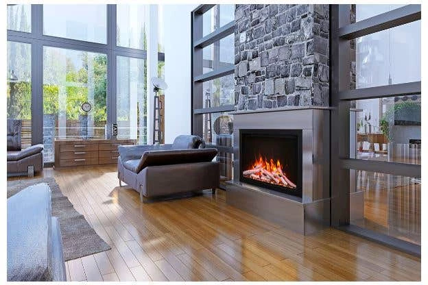 Amantii - 33" Traditional Series Electric Fireplace - TRD-33 5 Amantii - 33" Traditional Series Electric Fireplace - TRD-33 - Image 3