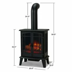 Real Flame 5020E-BK Foster Electric Stove - Black 15 Real Flame 5020E-BK Foster Electric Stove - Black -BBQDIRECT Sales 5020e bk dims