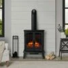 Real Flame 5020E-BK Foster Electric Stove - Black -BBQDIRECT Sales 5020e bk lifestyle