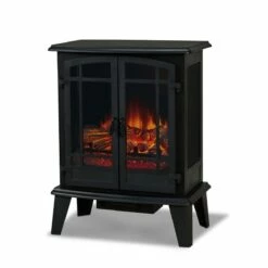 Real Flame 5020E-BK Foster Electric Stove - Black 12 Real Flame 5020E-BK Foster Electric Stove - Black -BBQDIRECT Sales 5020e bk main no pipe