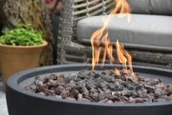 Modeno Jefferson Round Concrete Fire Bowl -BBQDIRECT Sales 55