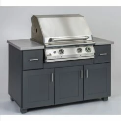PGS Grills 57-Inch Kitchen Island For PGS 27-Inch Newport Grills -BBQDIRECT Sales 57 mod thumb