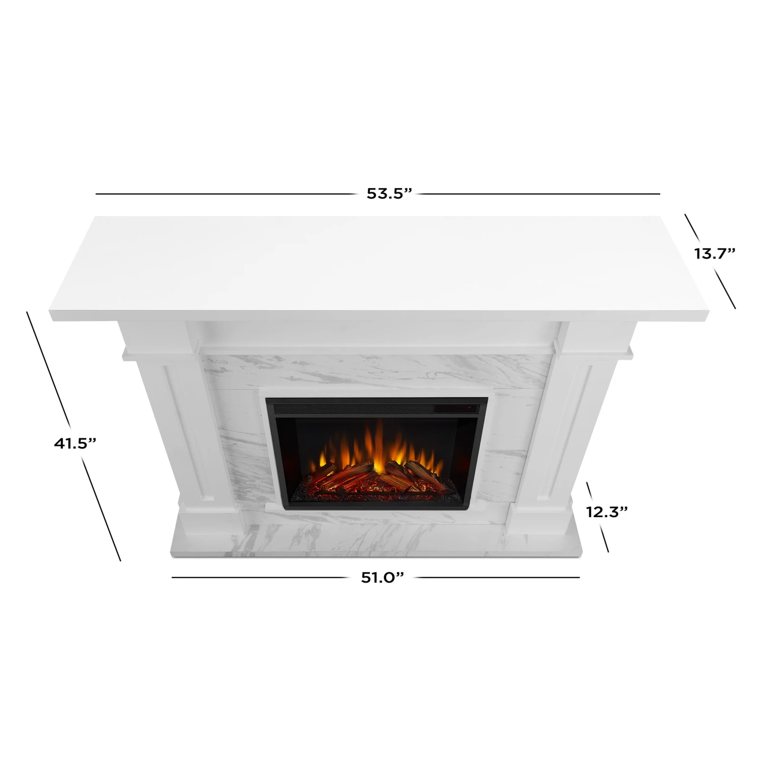 Real Flame Kipling Electric Fireplace With Mantel - 6030E 16 Real Flame Kipling Electric Fireplace With Mantel - 6030E - Image 14