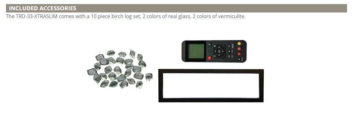 Amantii - Traditional Xtraslim Electric Fireplace - TRD-33-XS 7 Amantii - Traditional Xtraslim Electric Fireplace - TRD-33-XS - Image 5