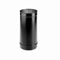 DuraVent 6- Inch Diameter Durablack Single Wall Black Stove Pipe Components -BBQDIRECT Sales 6dbk 12