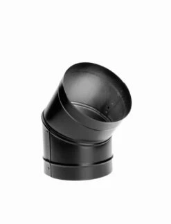 DuraVent 6- Inch Diameter Durablack Single Wall Black Stove Pipe Components -BBQDIRECT Sales 6dbk e45