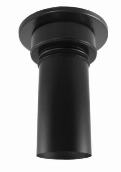 DuraVent 8-Inch Diameter Durablack Single Wall Black Stove Pipe - 8-Inch Durablack -BBQDIRECT Sales 6dbk xs8 1