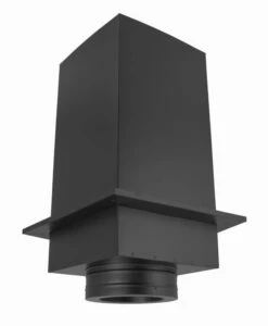 Duravent Cathedral Ceiling Kit With Double Wall Black Pipe Wood Stove Chimney Kit - CCDBKIT -BBQDIRECT Sales 6dt cs24 1