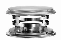 Duravent Flat Ceiling With Single Wall Black Pipe Wood Stove Chimney Kit - FCSBKIT -BBQDIRECT Sales 6dt vc 1