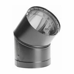 DuraVent 6 - Inch Diameter DVL Double-Wall Black Stove Pipe And Components -BBQDIRECT Sales 6dvl e45