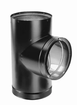 DuraVent 6 - Inch Diameter DVL Double-Wall Black Stove Pipe And Components -BBQDIRECT Sales 6dvl t