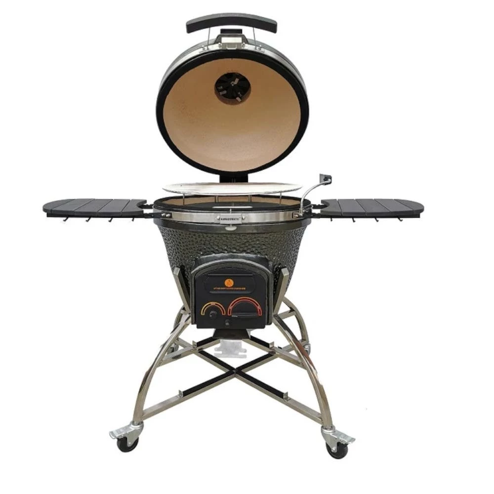 Icon XD702 Maxis Kamado Grill In White Or Gunmetal 7 Icon XD702 Maxis Kamado Grill In White Or Gunmetal - Image 5