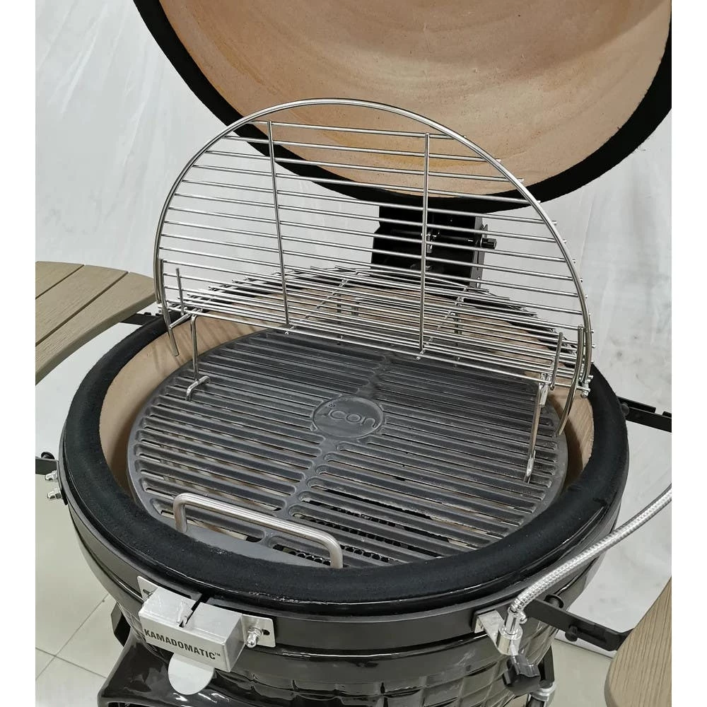 Icon XD702 Maxis Kamado Grill In White Or Gunmetal 9 Icon XD702 Maxis Kamado Grill In White Or Gunmetal - Image 7
